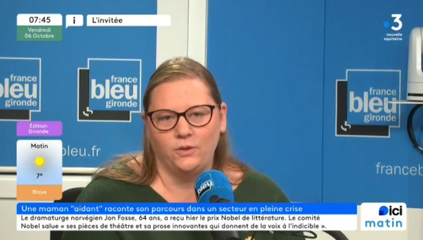 Interview France Bleu  Gironde 6 octobre 2023