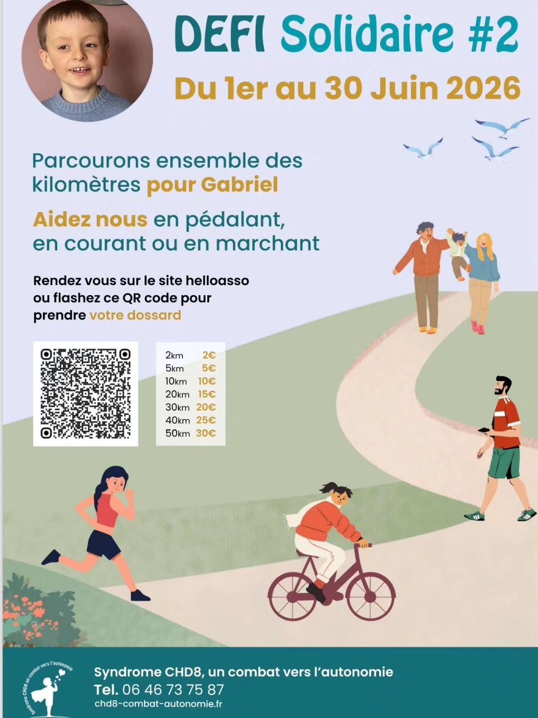 Défi Solidaire 2026 : une belle mobilisation au profit de Gabriel